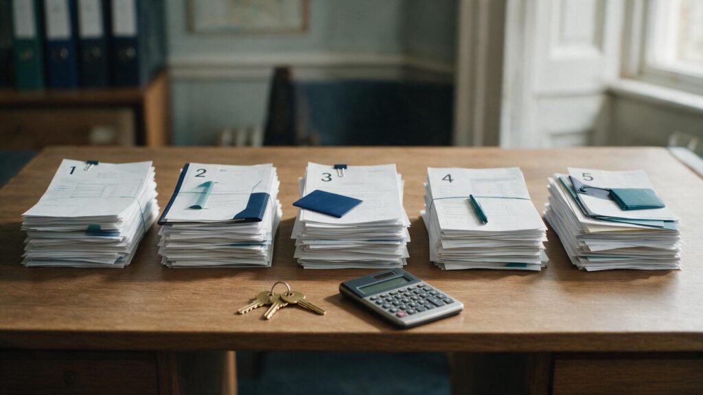 Let Property Campaign disclosure documents arranged in a numbered step by step sequence