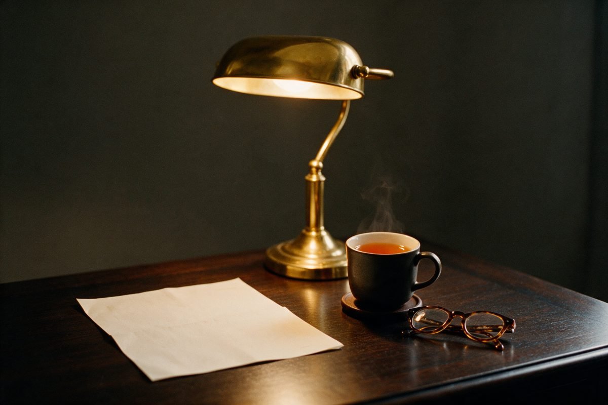 Headed engagement paper, reading glasses and a mug of tea on a desk, the scope that sets a disclosure fee