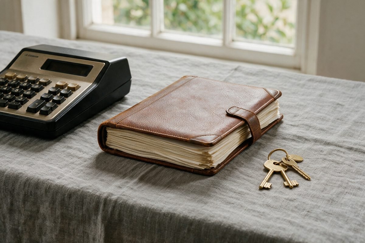 Ledger, calculator and house keys, the records behind a Let Property Campaign penalty calculation